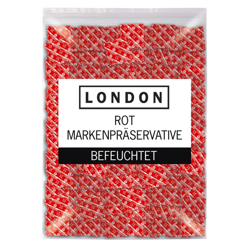 London Rot Beutel