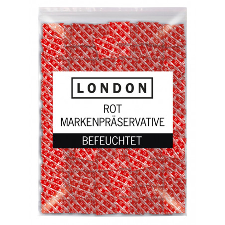 London Rot Beutel