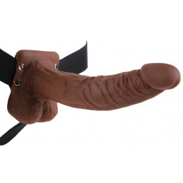 9“ Hollow Strap-on with Balls