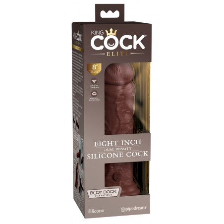 8“ Dual Density Silicone Cock