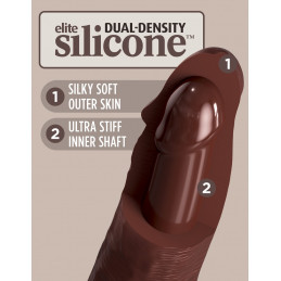 11“ Dual Density Silicone Cock