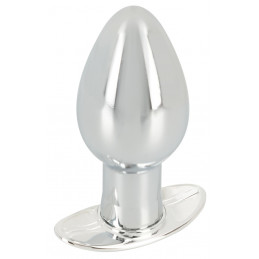 Metal Anchor Butt Plug with Vibration