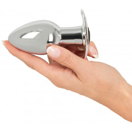 Metal Anchor Butt Plug with Vibration