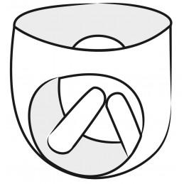 Slip aus Latex mit Pumpdildo