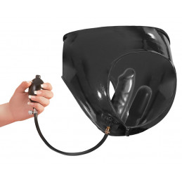 Slip aus Latex mit Pumpdildo