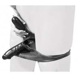 Slip aus Latex mit Pumpdildo