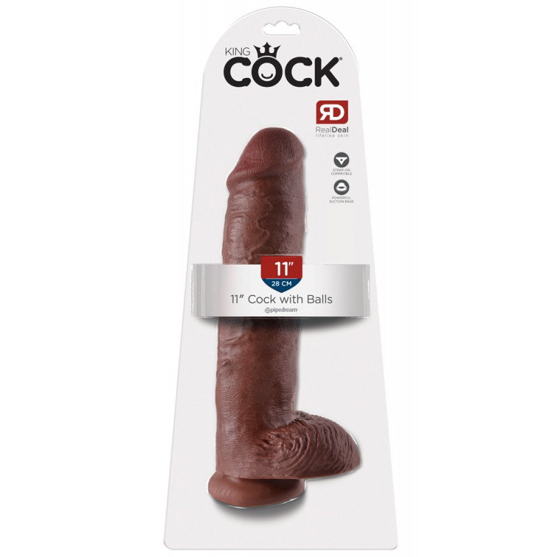 11“ Cock with Balls