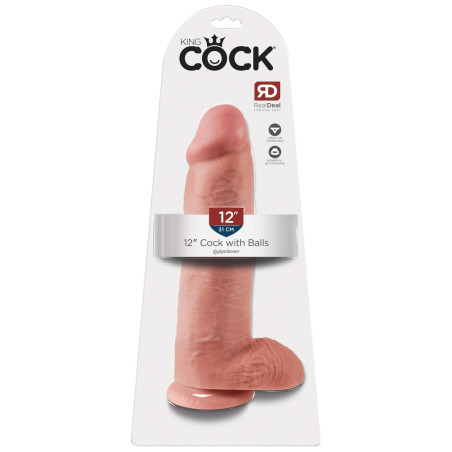 12“ Cock with Balls