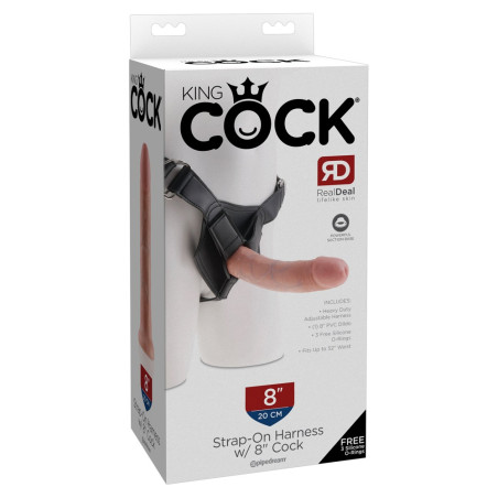 Strap-on with 8 Inch