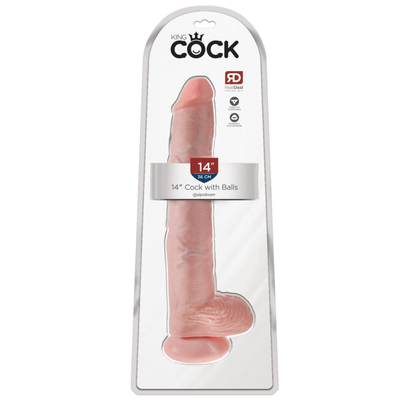 14“ Cock with Balls