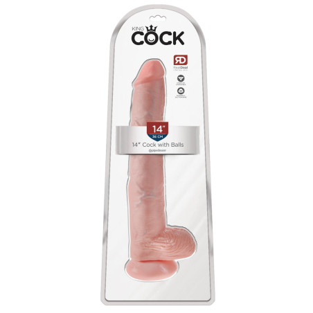14“ Cock with Balls