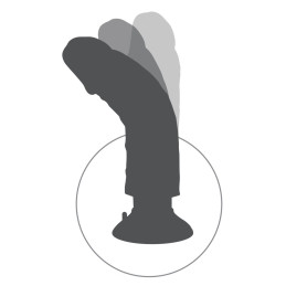 8“ Vibrating Cock with Balls