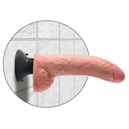 9“ Vibrating Cock with Balls