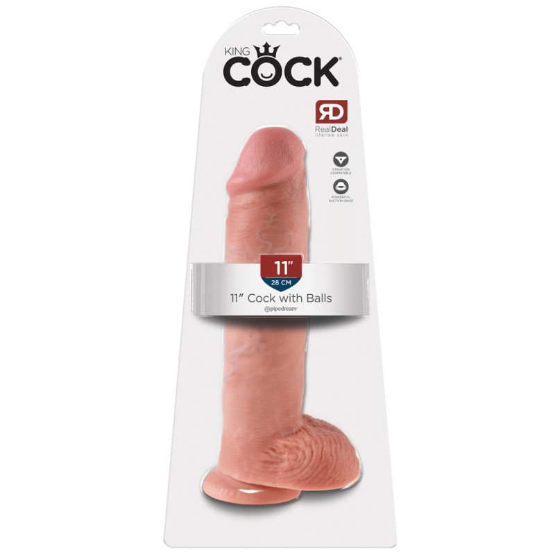 11“ Cock with Balls