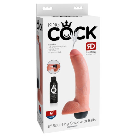 9“ Squirting Cock with Balls
