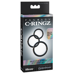 Silicone 3-Ring Stamina Set
