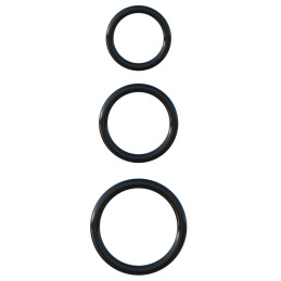 Silicone 3-Ring Stamina Set