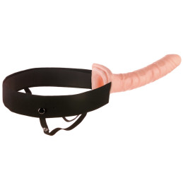 10“ Flesh Hollow Strap-on