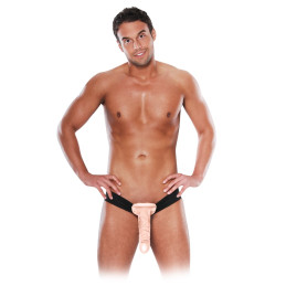 10“ Flesh Hollow Strap-on