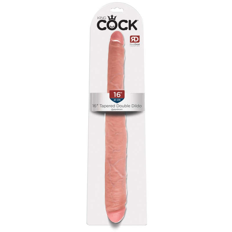 16“ Tapered Double Dildo
