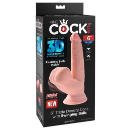 Triple Density Cock with Swinging Balls