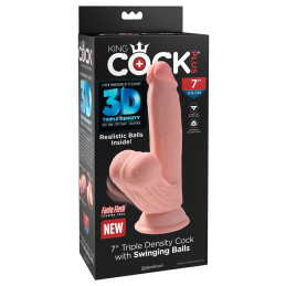 Triple Density Cock with Swinging Balls