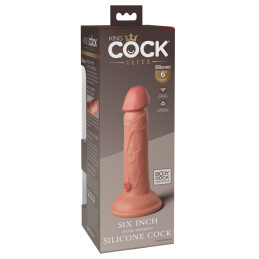6“ Dual Density Silicone Cock