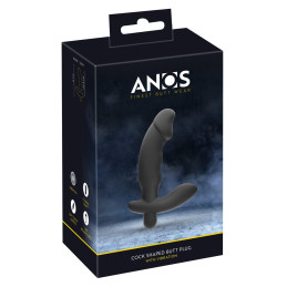 Cock Shaped Butt Plug with Vibration