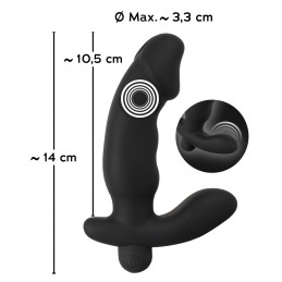 Cock Shaped Butt Plug with Vibration