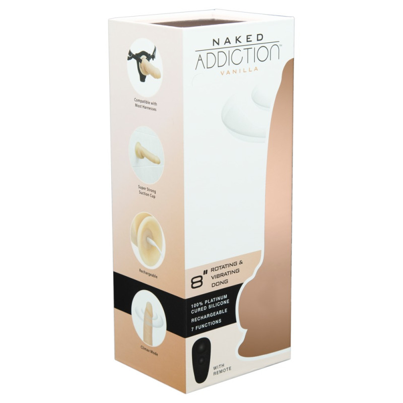 8“ Rotating & Vibrating Dong