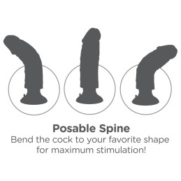 7“ Vibrating Cock with Balls
