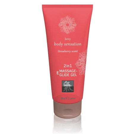 Massage & Glide Gel 2in1 Strawberry