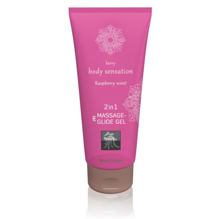 Massage & Glide Gel 2in1 Raspberry