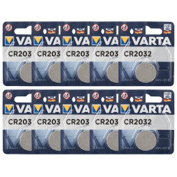 10 x 1er Batterie CR2032