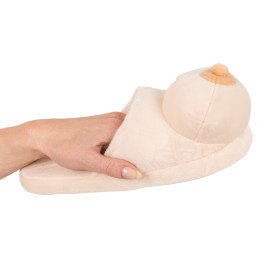 Plüsch-Hausschuhe Busen