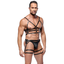 Harness-Set aus Leder