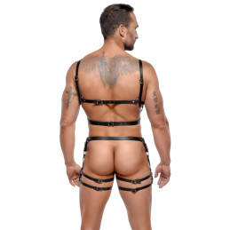 Harness-Set aus Leder