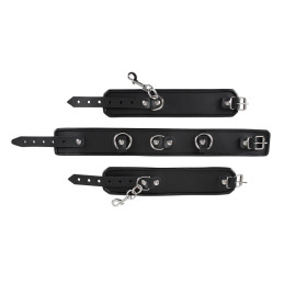 Hals- und Handfessel aus Leder