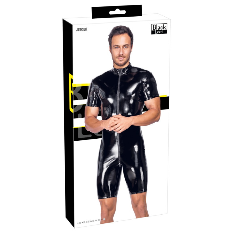 Kurzoverall aus Lack