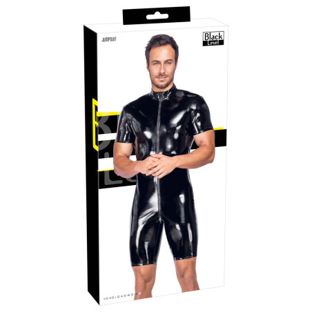 Kurzoverall aus Lack