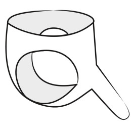 Dildo-Slip aus Latex