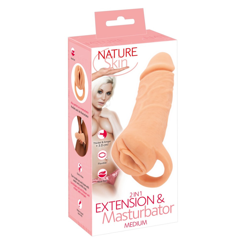 2in1 Extension + Masturbator