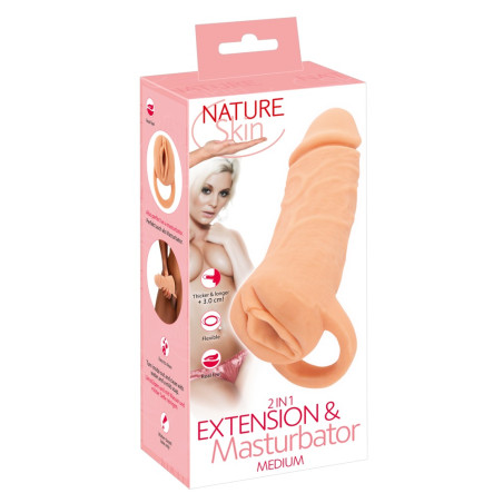 2in1 Extension + Masturbator