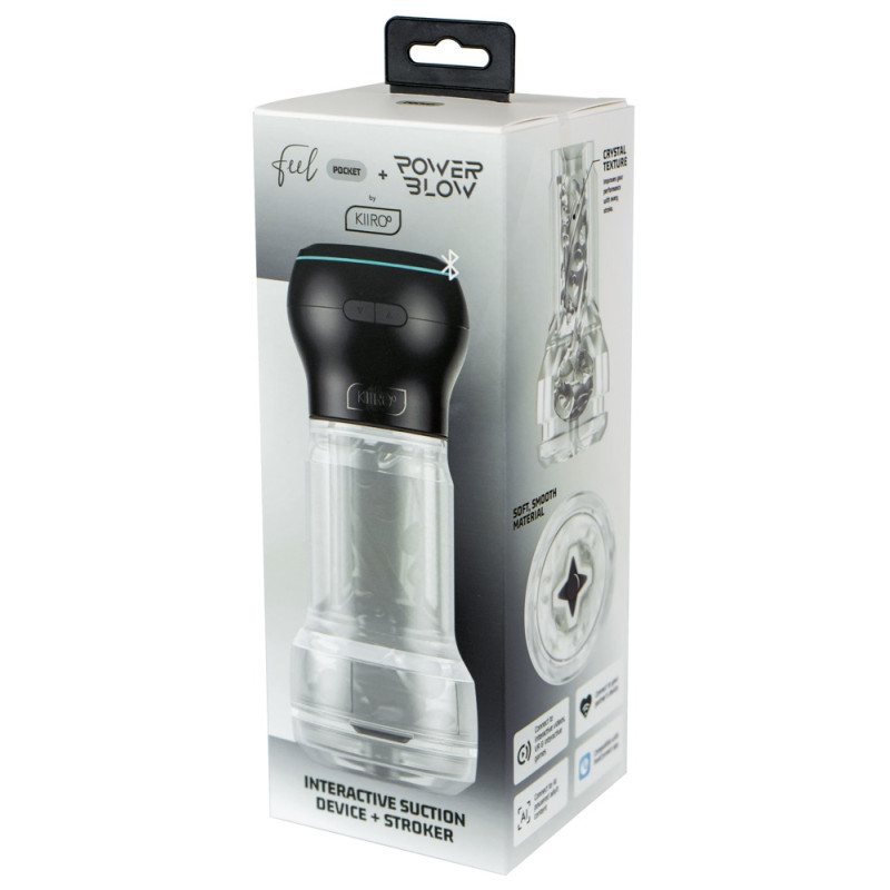 Feel Pocket Stroker Crystal + PowerBlow