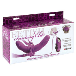 Vibrating Double Delight Strap-on