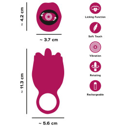 Oral Fun Vibrator Licking and Vibrating Tongue