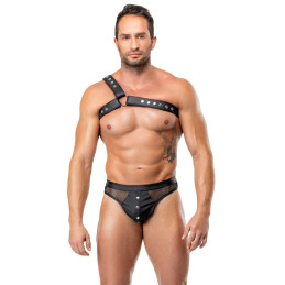 Brustharness aus Leder