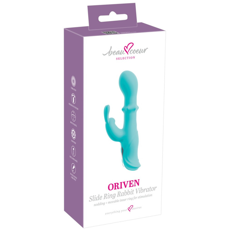 ORIVEN Slide Ring Rabbit Vibrator