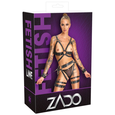Harness-Set aus Leder