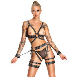 Harness-Set aus Leder